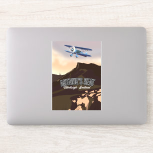 Pegatina La sede de Arthur en Edimburgo, Escocia