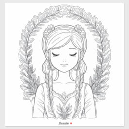 Pegatina La serenidad en el abrazo de la naturaleza