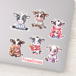 Pegatina ¡La sonambulida de vaca Pj!