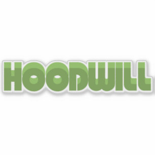 Pegatina La tienda Hoodwill