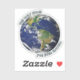 Pegatina la única casa que he conocido