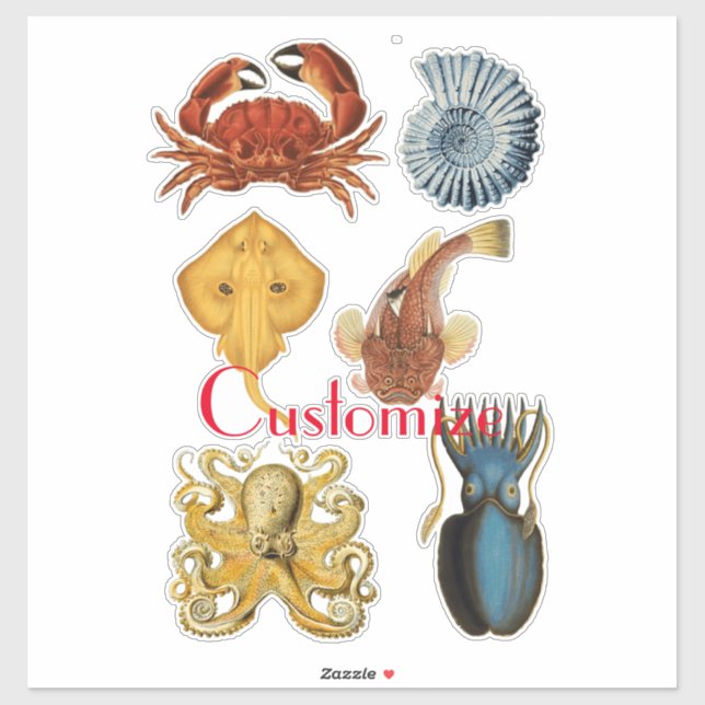 Pegatina La variedad de Bebidas marinas únicas Thunder_Cove (Hoja)