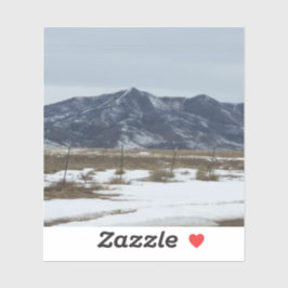 Pegatina La vida cerca de las montañas