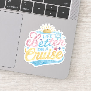 Pegatina La Vida Es Mejor En Un Matchin De Vacaciones Famil