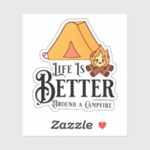 La vida es mejor en una fogata