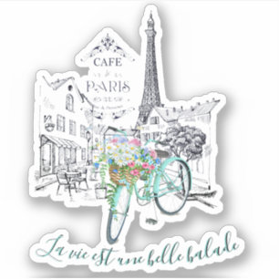 Pegatina La vida es un hermoso paseo