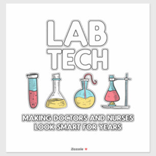 Pegatina Laboratorio técnico de laboratorio