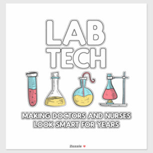 Pegatina Laboratorio Técnico de Laboratorio Laboratorio