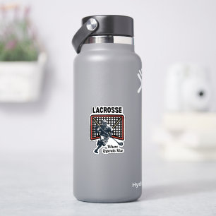 Pegatina Lacrosse: Donde las leyendas se alzan