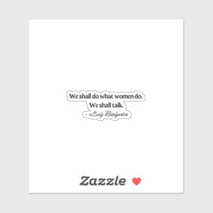 Pegatina Lady Bridgerton