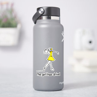 Pegatina Lady Golfer