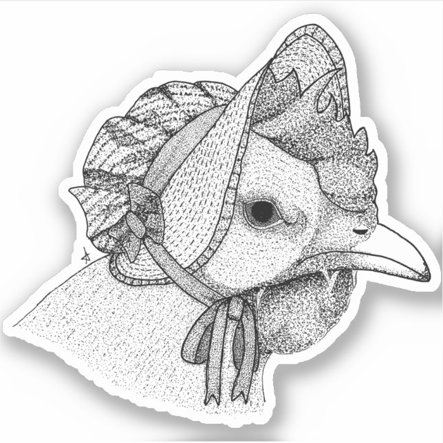 Pegatina Lady Henrietta (Anverso)