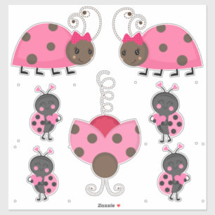 Pegatina Ladybugs