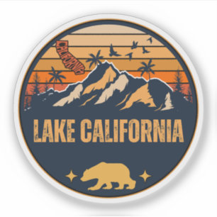 Pegatina Lago California, California