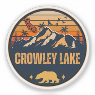 Pegatina Lago Crowley, California