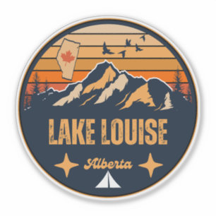 Pegatina Lago Louise, Alberta