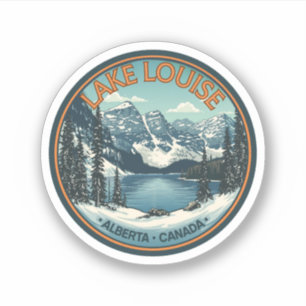 Pegatina Lago Louise Canadá Viajes Regalo Parque Nacional B