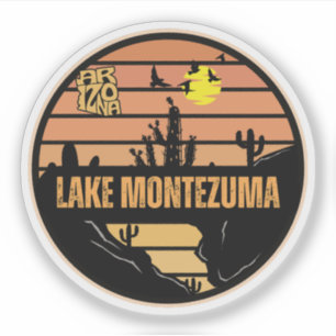 Pegatina Lago Montezuma, Arizona
