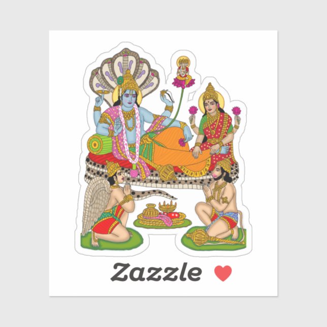 Pegatina Lakshmi Narayan Sticker (Hoja)