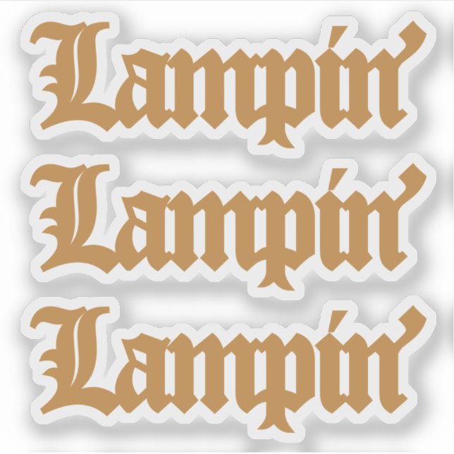 Pegatina Lampin (Anverso)