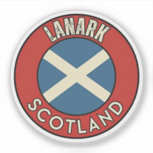 Pegatina Lanark, Escocia