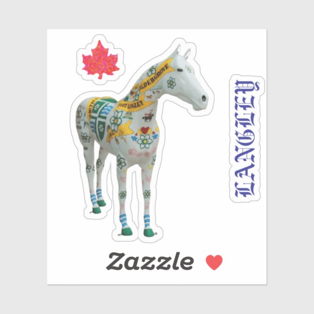 PEGATINA LANGLEY (Hoja)