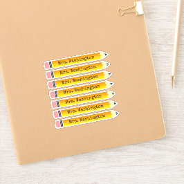 Pegatina Lápiz personalizado del profesor