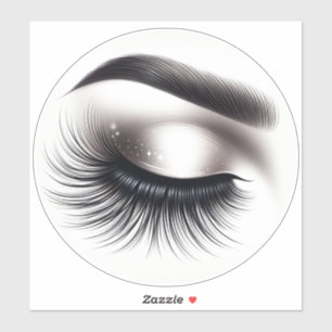 Pegatina Larga Wispy Eyelashes Largos Extensiones Belleza