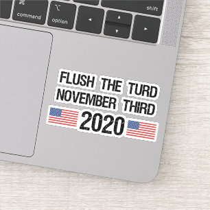 Pegatina Las divertidas elecciones anti-Trump de 2020