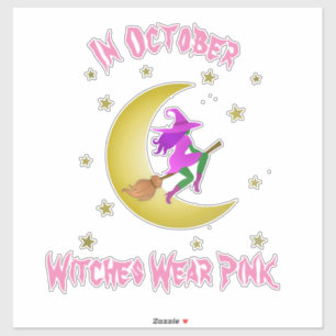 Pegatina Las Testigos Se Ponen Rosa En Octubre, Thunder_Cov