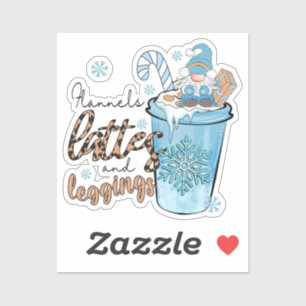 Pegatina Las tres cosas más importantes del invierno