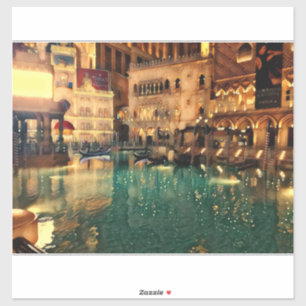 Pegatina Las vegas Nights Resumen Original Arte Digital