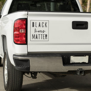 Pegatina Las vidas negras importan   BLM Race Equality Car
