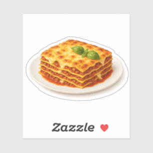 Pegatina Lasagna