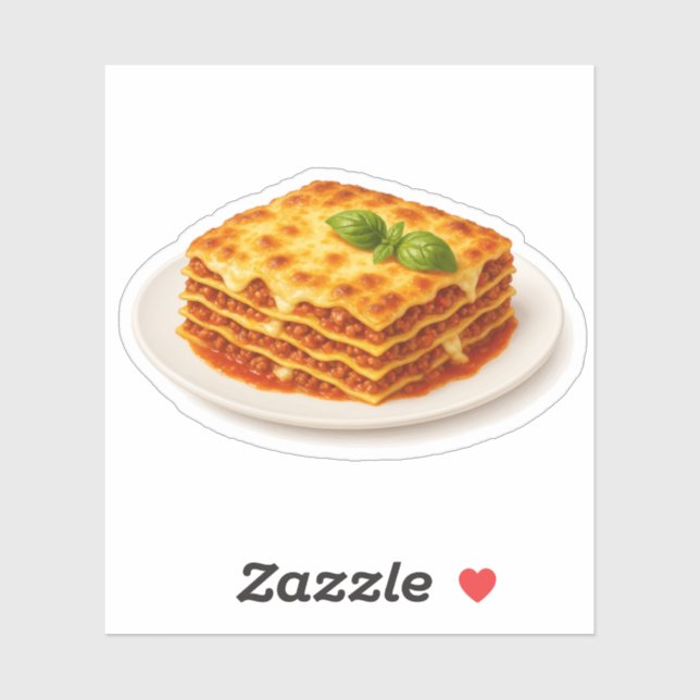 Pegatina Lasagna (Hoja)