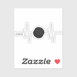 Pegatina Latido de hockey