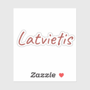 Pegatina Latvietis