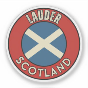 Pegatina Lauder, Escocia