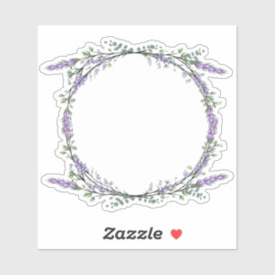 Pegatina Lavanda y Eucalipto