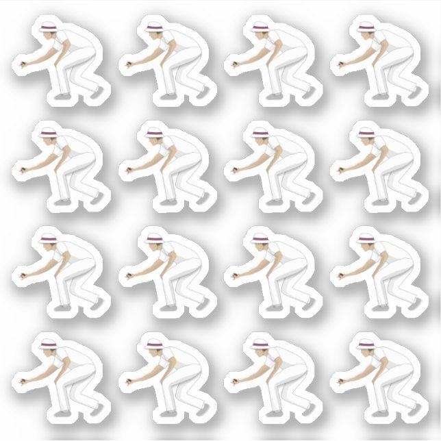 Pegatina Lawn Bowls (Anverso)