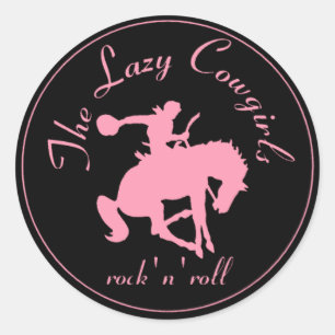 Pegatina Lazy Cowgirls - grande
