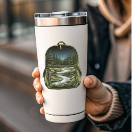 Pegatina Lazy River Backpack Sticker | Die-Cut Sticker