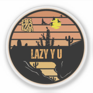Pegatina Lazy Y U, Arizona