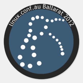 Pegatina LCA2012 con texto