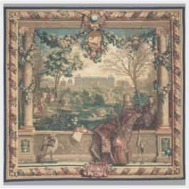 Pegatina Le Brun - castillo de Monceaux Mes de diciembre