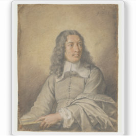 Pegatina Le Brun - Retrato de M. Quatrehomme du Lys