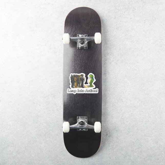 Pegatina Leap Into Action! Frog Sticker (Monopatín)