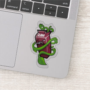 Pegatina Leche dañina