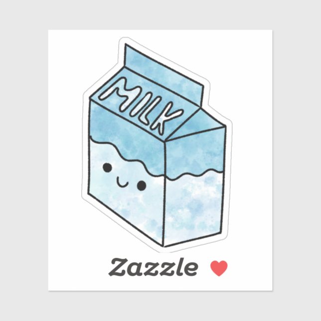 Pegatina Leche deliciosa (Hoja)