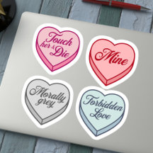 Lector de romance Candy Heart Set